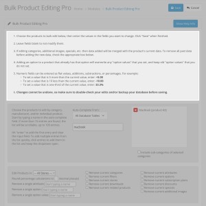 Bulk Product Editing Pro